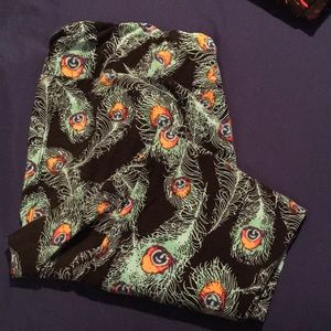 LuLaRoe Peacock Leggings